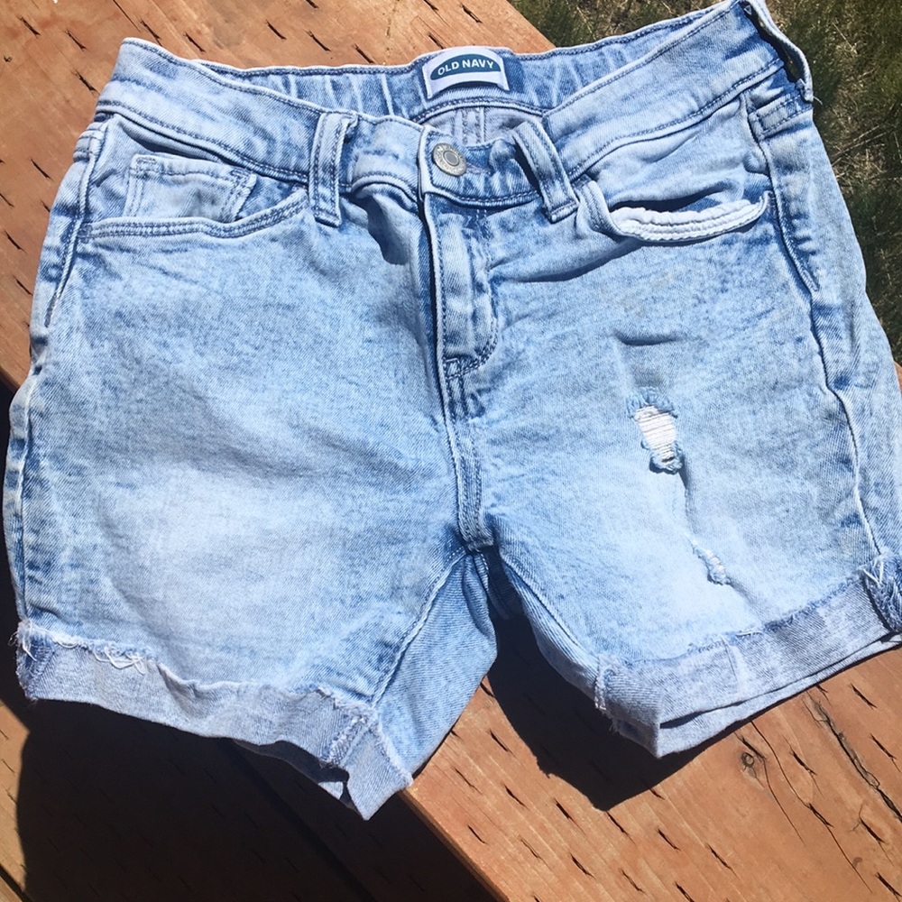 Size 10 Old Navy light blue shorts
